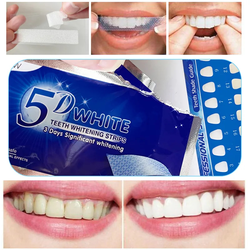 Teeth Whitening Near Me - 1-12 szt. 5D Naklejki wybielające do