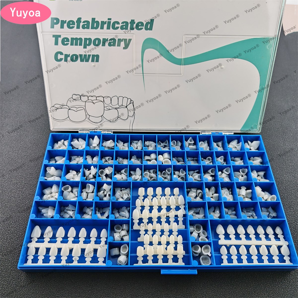 Teeth Whitening Moulds - 1 Zestaw Dentystyczny Półzębów, Zębów Trzonowych,