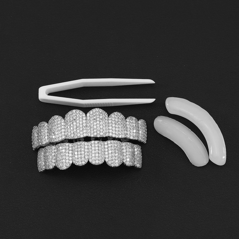 Srebrzone, w pełni wysadzane c – Teeth Whitening Moulds recenzja i cena
